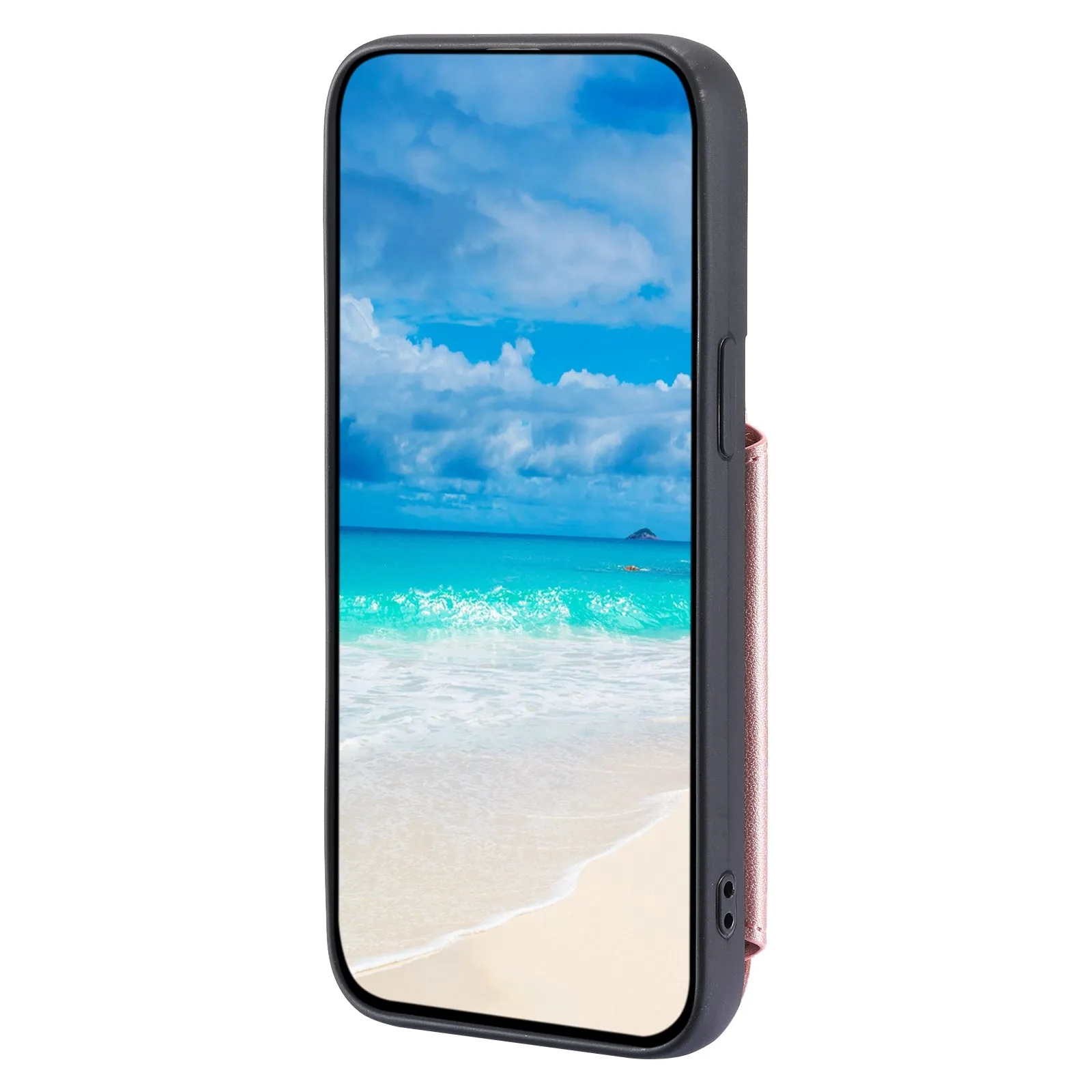 009 For Samsung Galaxy A52 4G / A52 5G / 52s 5G RFID Blocking Phone Case PU TPU Cover Kickstand Zipper Wallet Shell with Strap