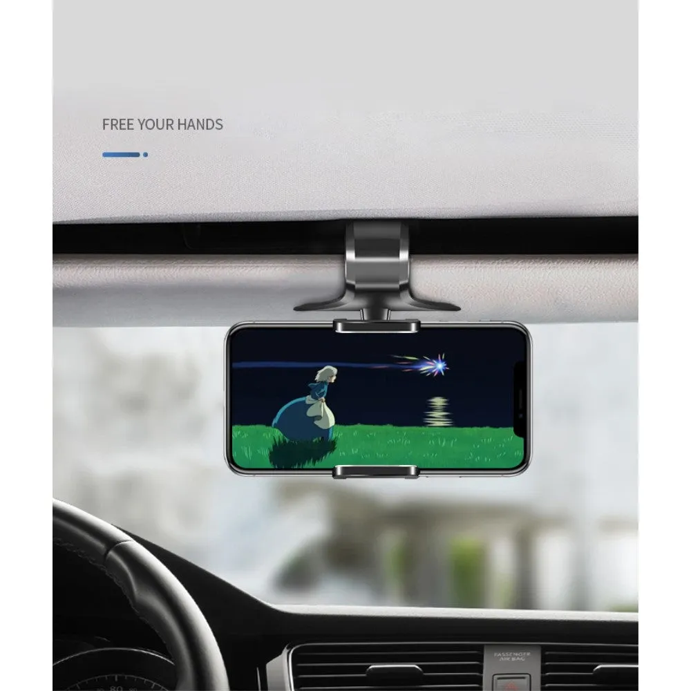 3 in 1 Car GPS Smartphone Holder: Dashboard / Visor Clamp   AC Grid Clip for BLU Studio J2 - Black