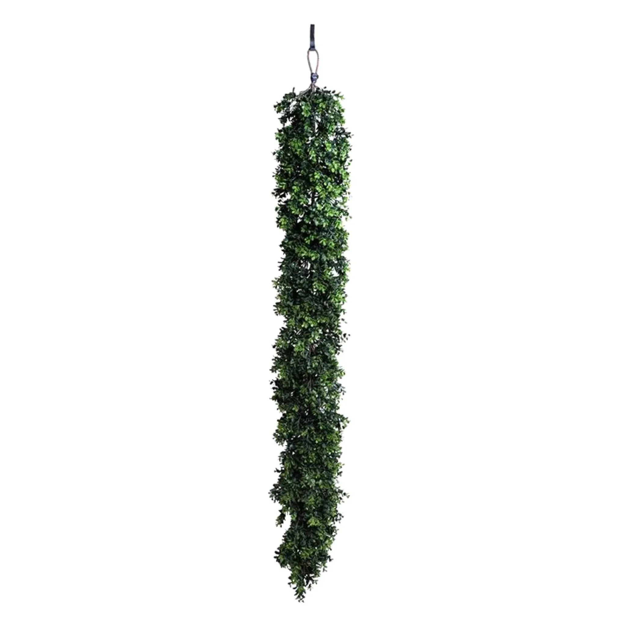6' Faux Boxwood Shrub Christmas Garland For Outdoor Use