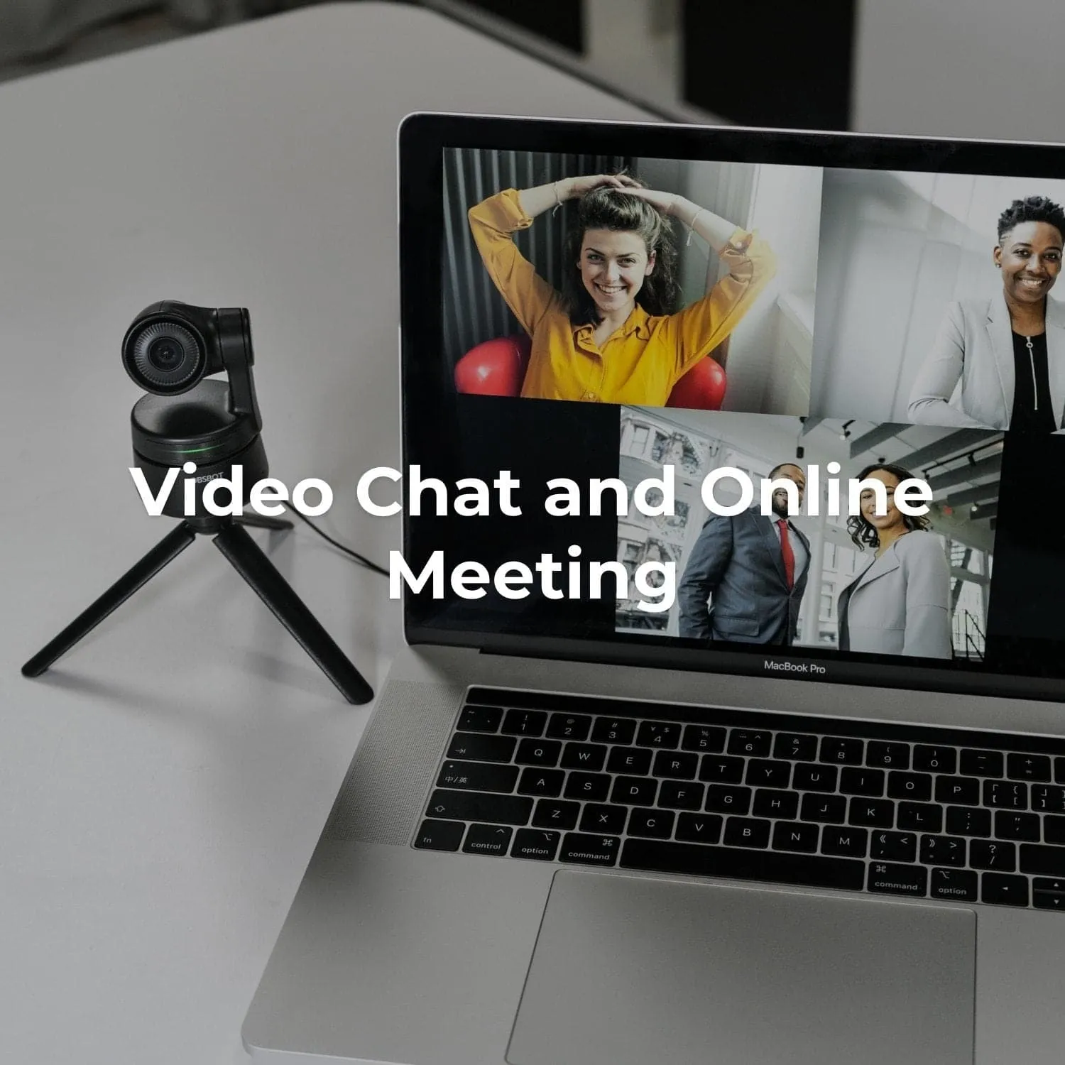 AI-Powered PTZ Webcam 1080p