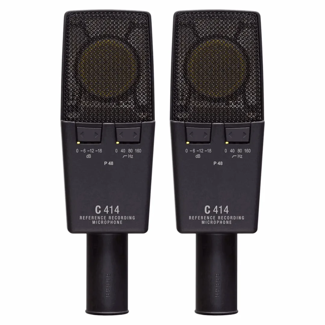 AKG C414 XLII/ST Large-diaphragm Condenser Microphone - Matched Pair (C414XLIIST)