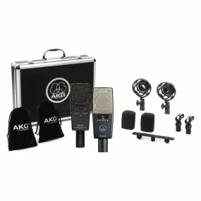 AKG C414 XLII/ST Large-diaphragm Condenser Microphone - Matched Pair (C414XLIIST)