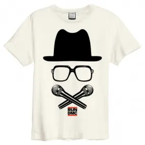 Amplified Unisex Adult 2 Mics Run DMC T-Shirt