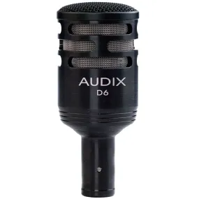 Audix D6 Dynamic Kick Drum Microphone