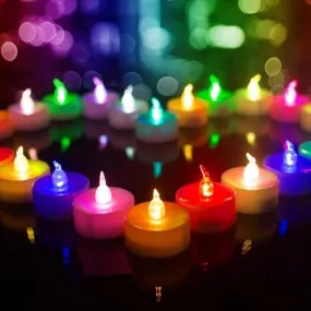 B S NATURAL Set of 24 pcs LED Tea Light for Home Decor for Diwali Decoration Home Decor Items Best Diwali Gifts for Family and Friends