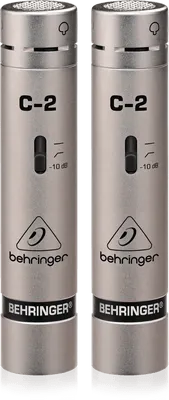 Behringer C-2 Small-diaphragm Cardioid Condenser Microphones - Pair (C2)