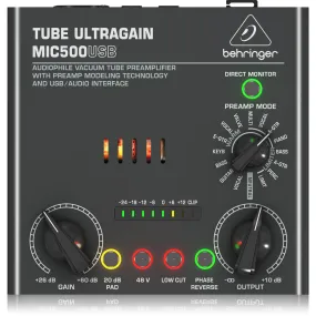 Behringer MIC500USB Microphone Preamplifier