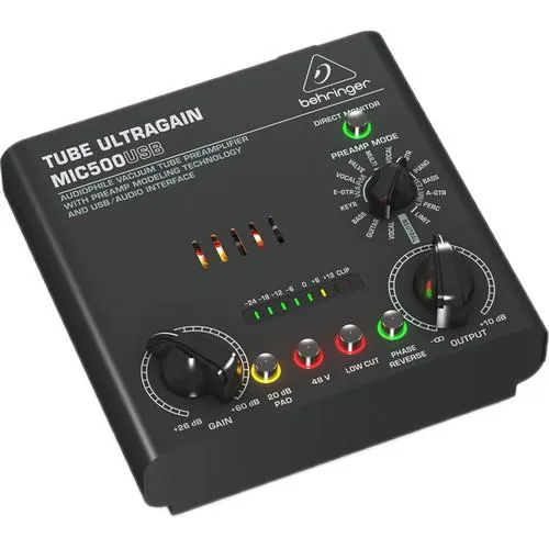 Behringer MIC500USB Vacuum Tube Preamplifier