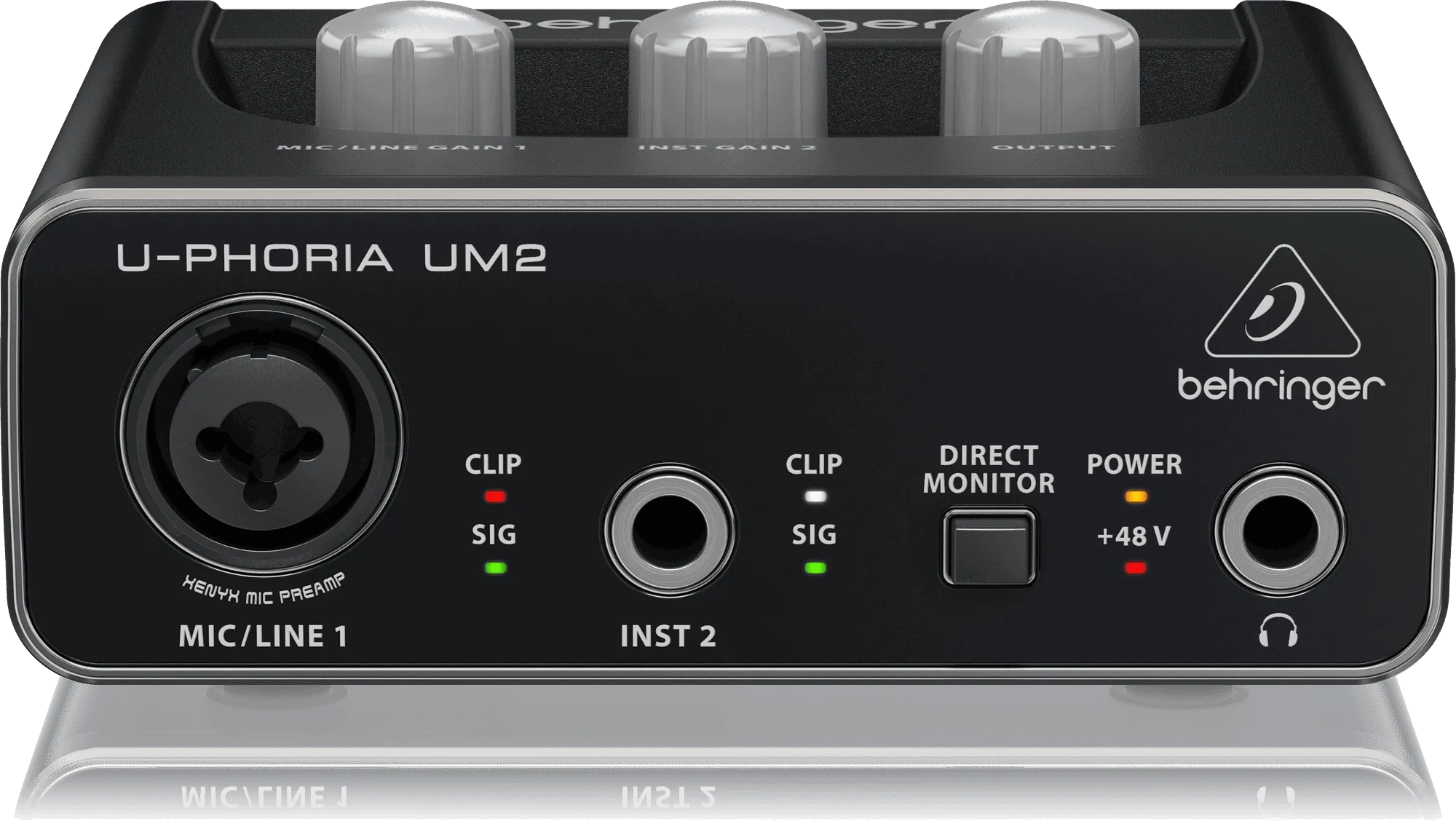 Behringer U-Phoria UM-2 USB Audio Interface (UM2 / UM 2)