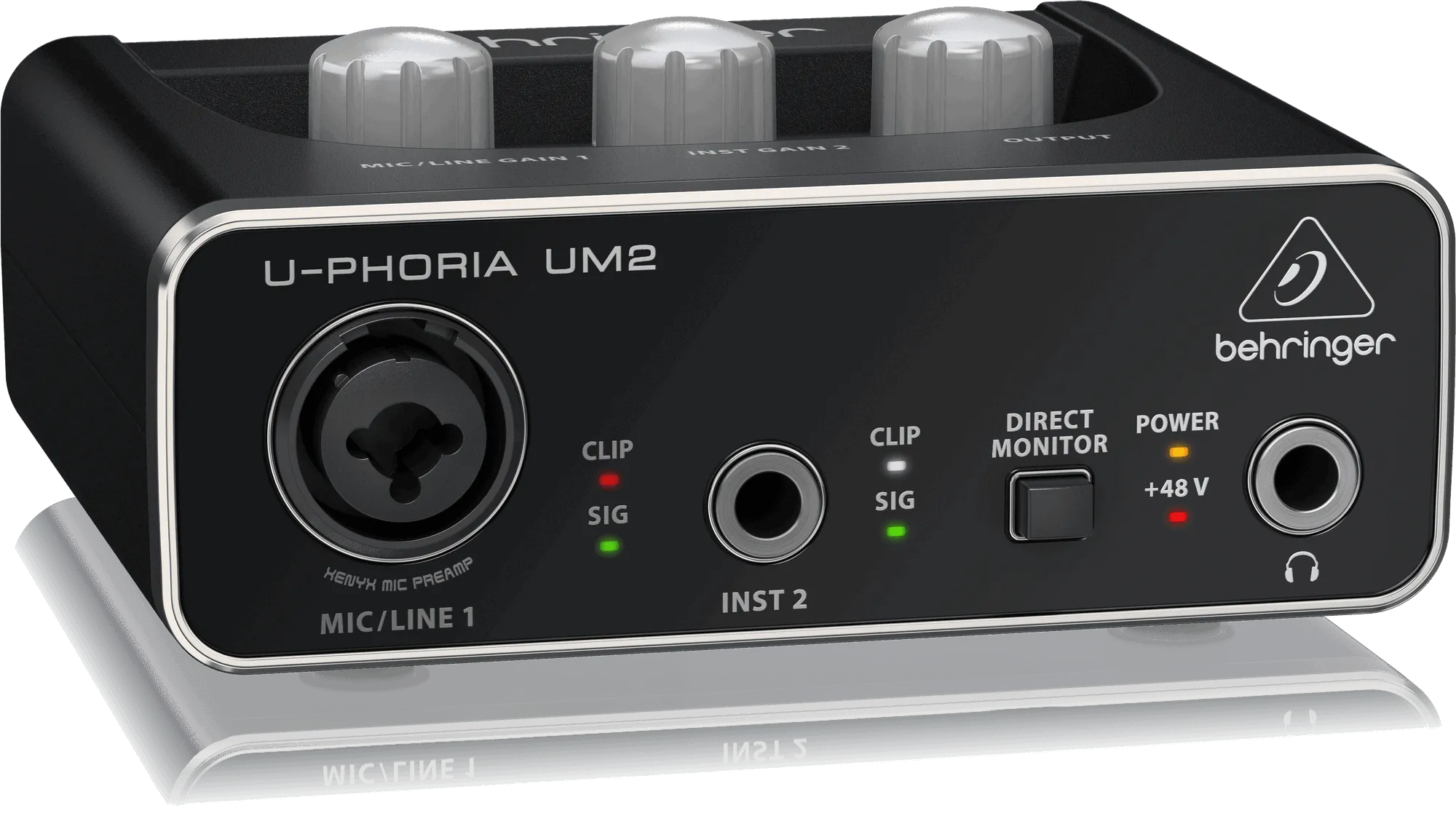 Behringer U-Phoria UM-2 USB Audio Interface (UM2 / UM 2)