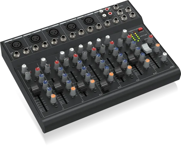 Behringer XENYX 1002SFX Premium Analog 10-Input Mixer with USB Streaming Interface and Klark Teknik Effects - Each