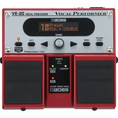 Boss VE-20 Vocal Performer - Effects Processor For Vocalists