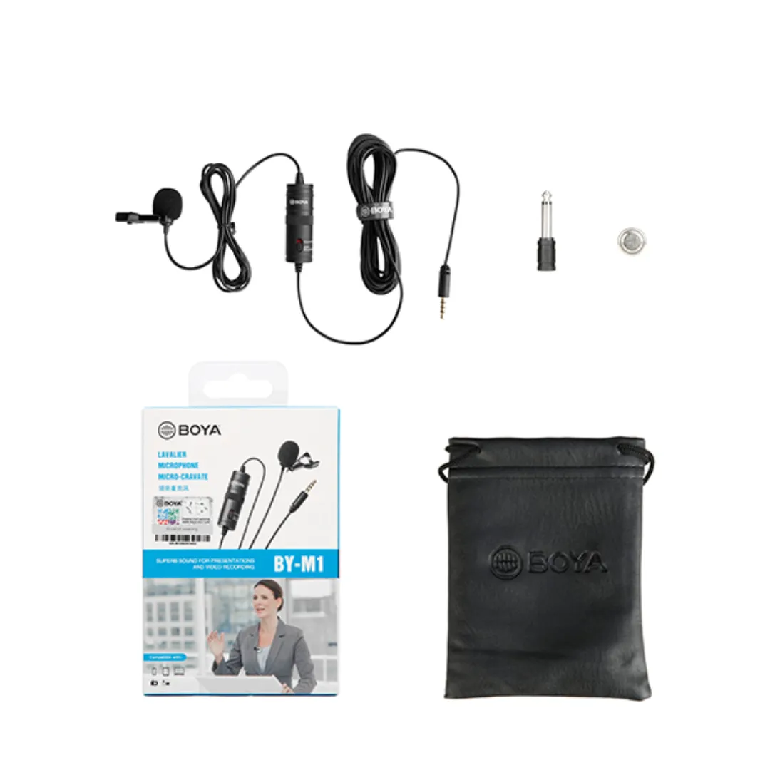 BOYA BY-M1 Lavalier Microphone With 2 Year Official Warranty