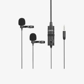 Boya BY-M1DM Dual Lavalier Microphone With 2 Year Official Warranty