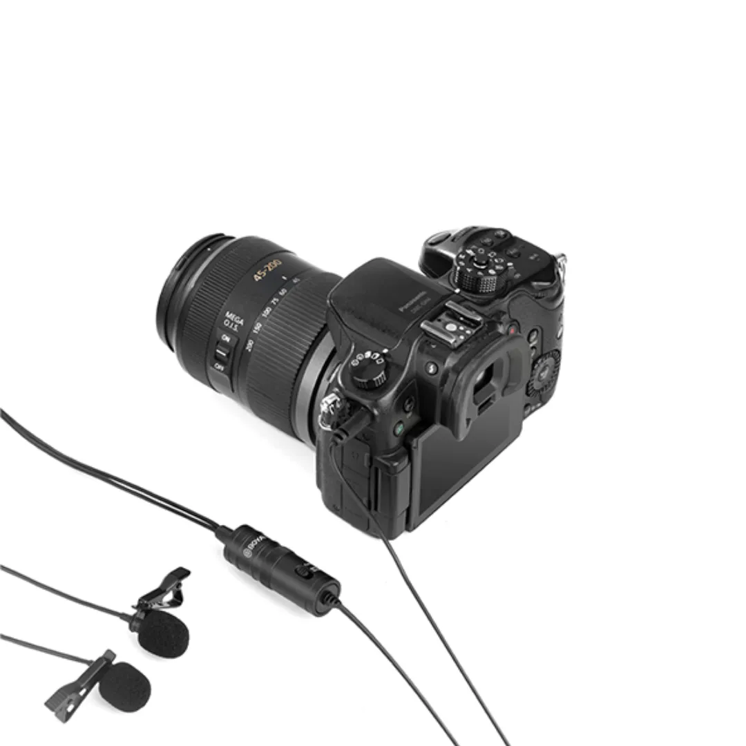 Boya BY-M1DM Dual Lavalier Microphone With 2 Year Official Warranty