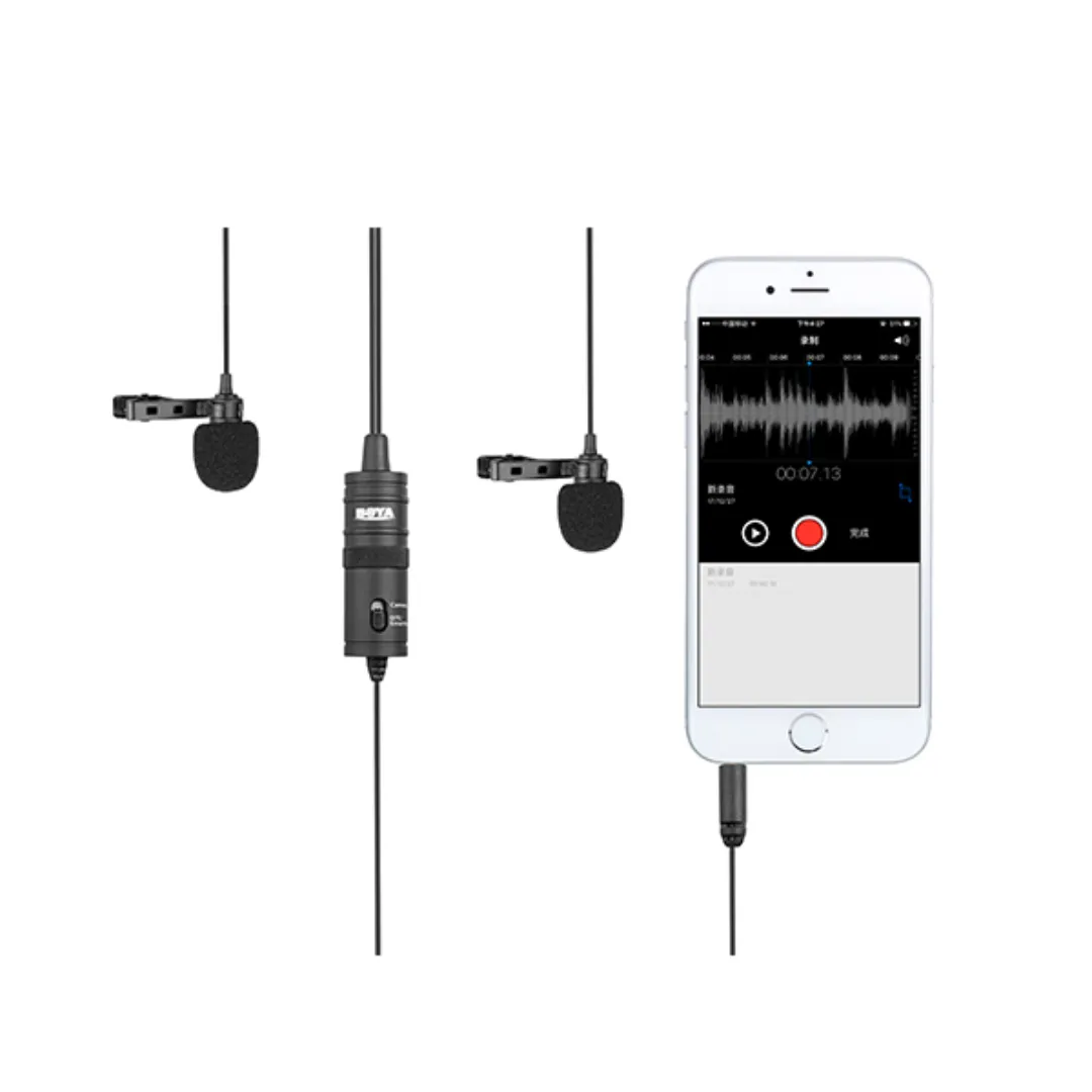 Boya BY-M1DM Dual Lavalier Microphone With 2 Year Official Warranty