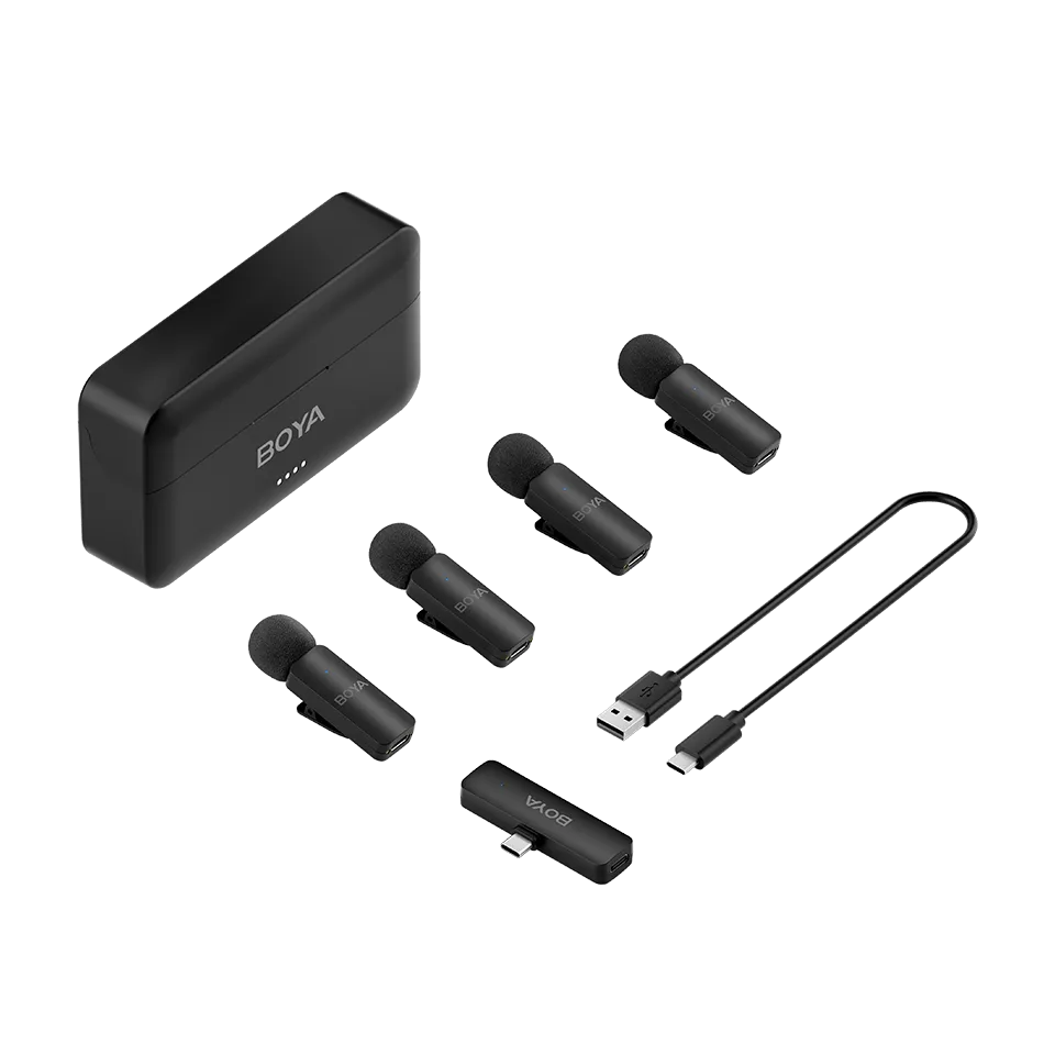 BOYA BY-V4U 4 Channel Wireless Microphone System