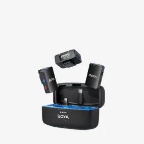 BOYAMIC All-in-One Dual Wireless Mic with On-Board Recoding