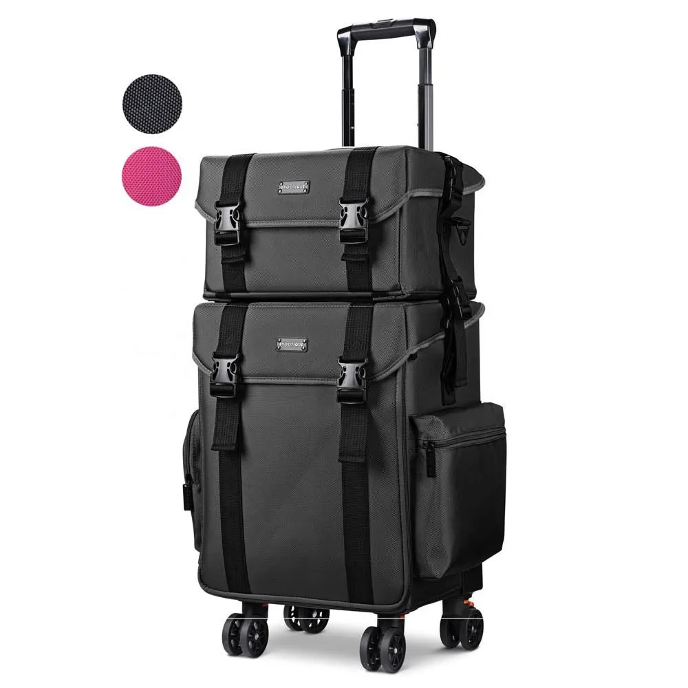 Byootique 2-in-1 Portable Rolling Makeup Case