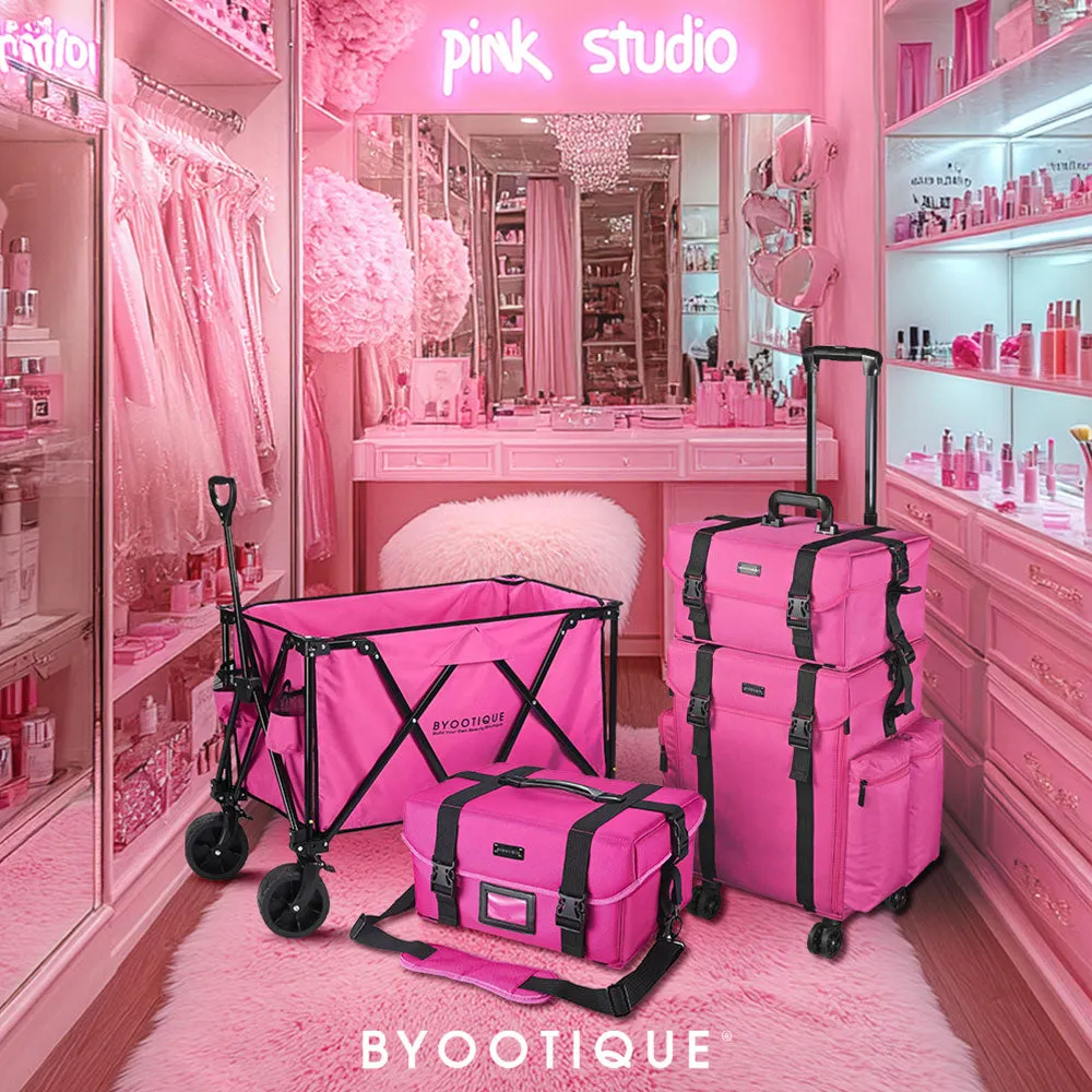 Byootique 2-in-1 Portable Rolling Makeup Case