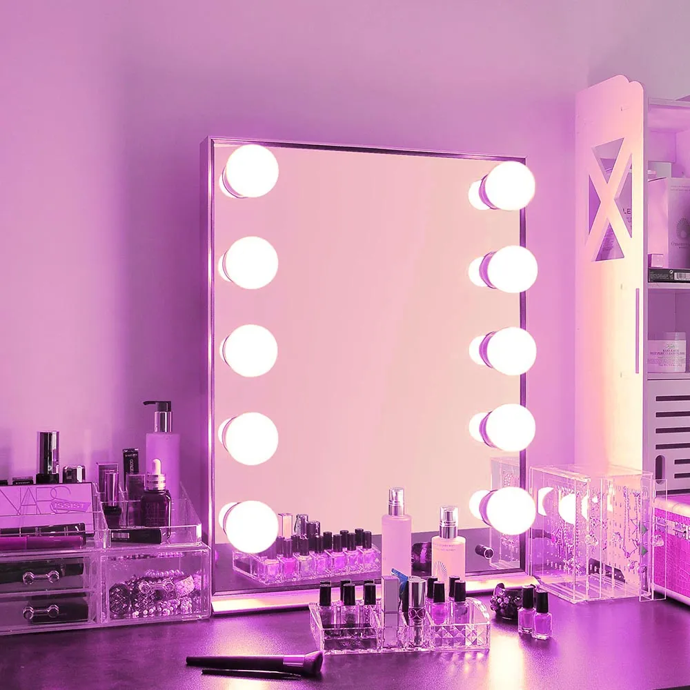 Byootique Purple Light E27 For Vanity Mirror Studio Home Decorate 6pcs Set