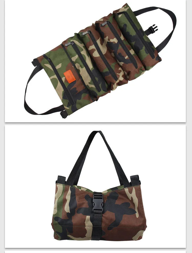 Camoflage Canvas Zippered Tool Storage Bag L167