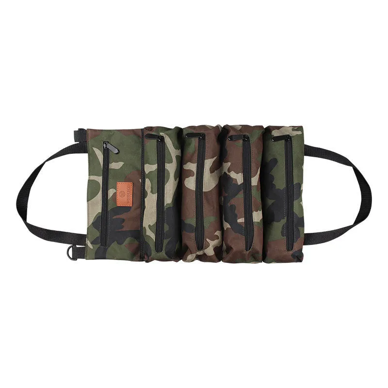 Camoflage Canvas Zippered Tool Storage Bag L167