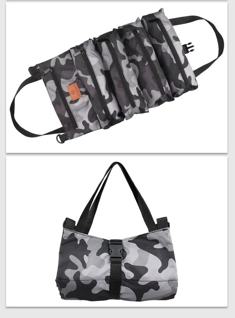 Camoflage Canvas Zippered Tool Storage Bag L167