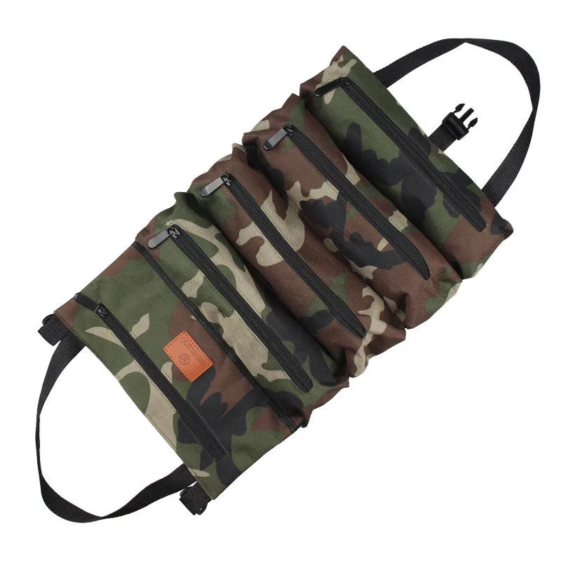 Camoflage Canvas Zippered Tool Storage Bag L167