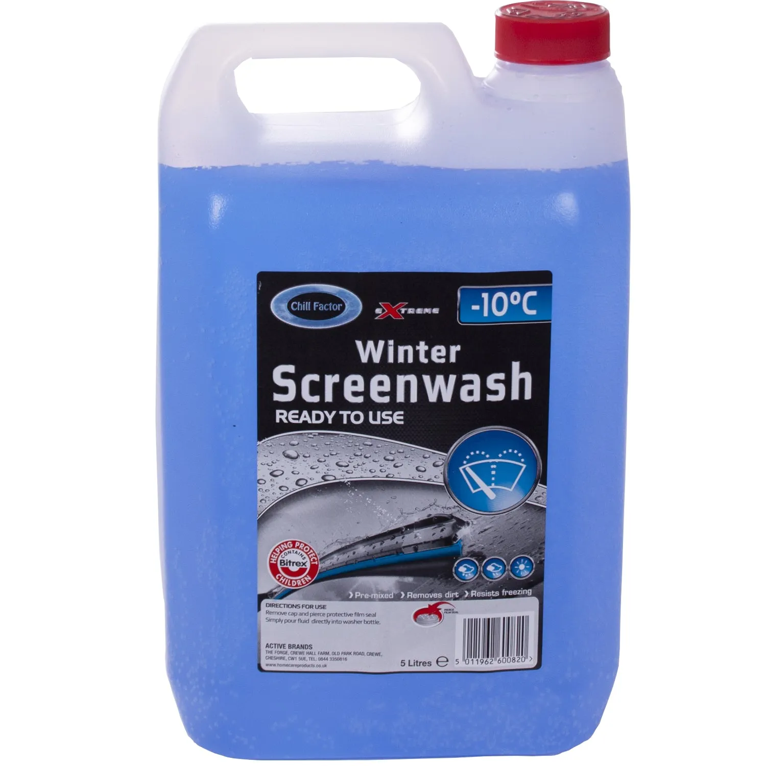 Chill Factor Extreme Winter Screenwash 5L