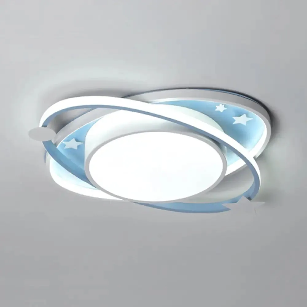 Contemporary Acrylic Flush Mount Ceiling Light for Bedroom - Planet