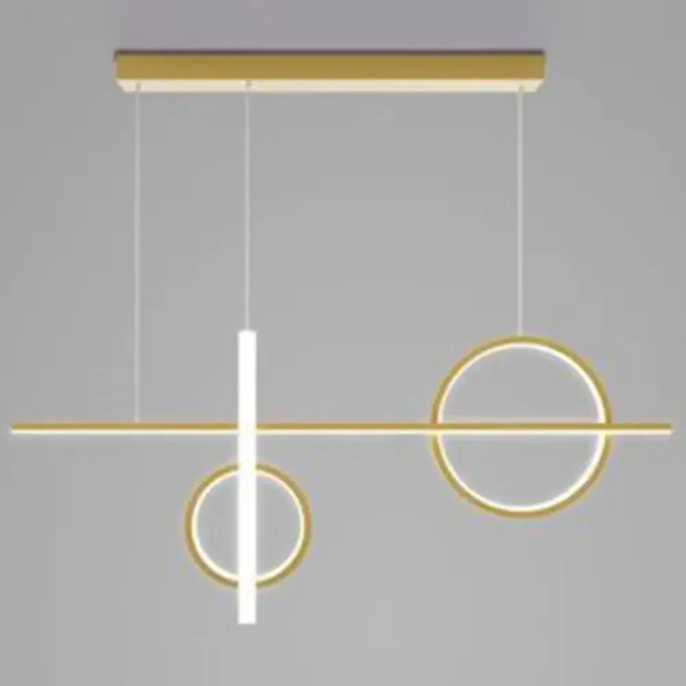 Contemporary LED Suspension Ceiling Lamp with Acrylic Shade - Stylish Parlour Pendant Lighting Fixture