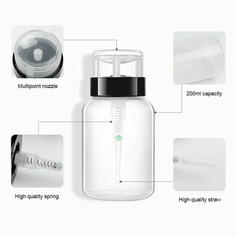 Dispenser Polish Remover Cleaner Empty Bottle