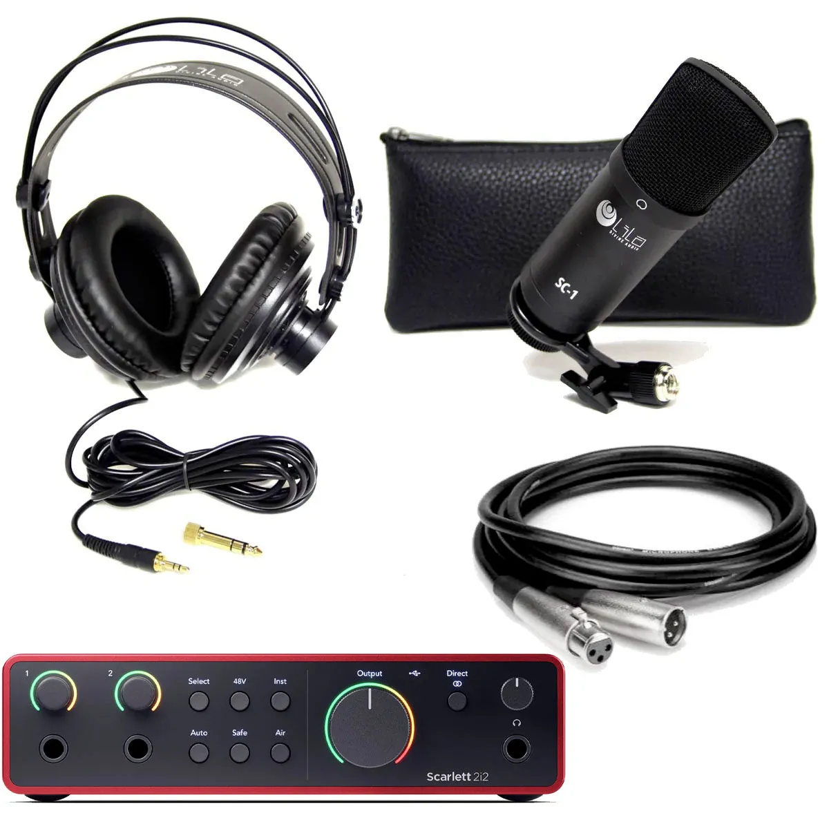 Easy Music Center SCARLETT2I24G-BUNDLE Duo Studio Bundle