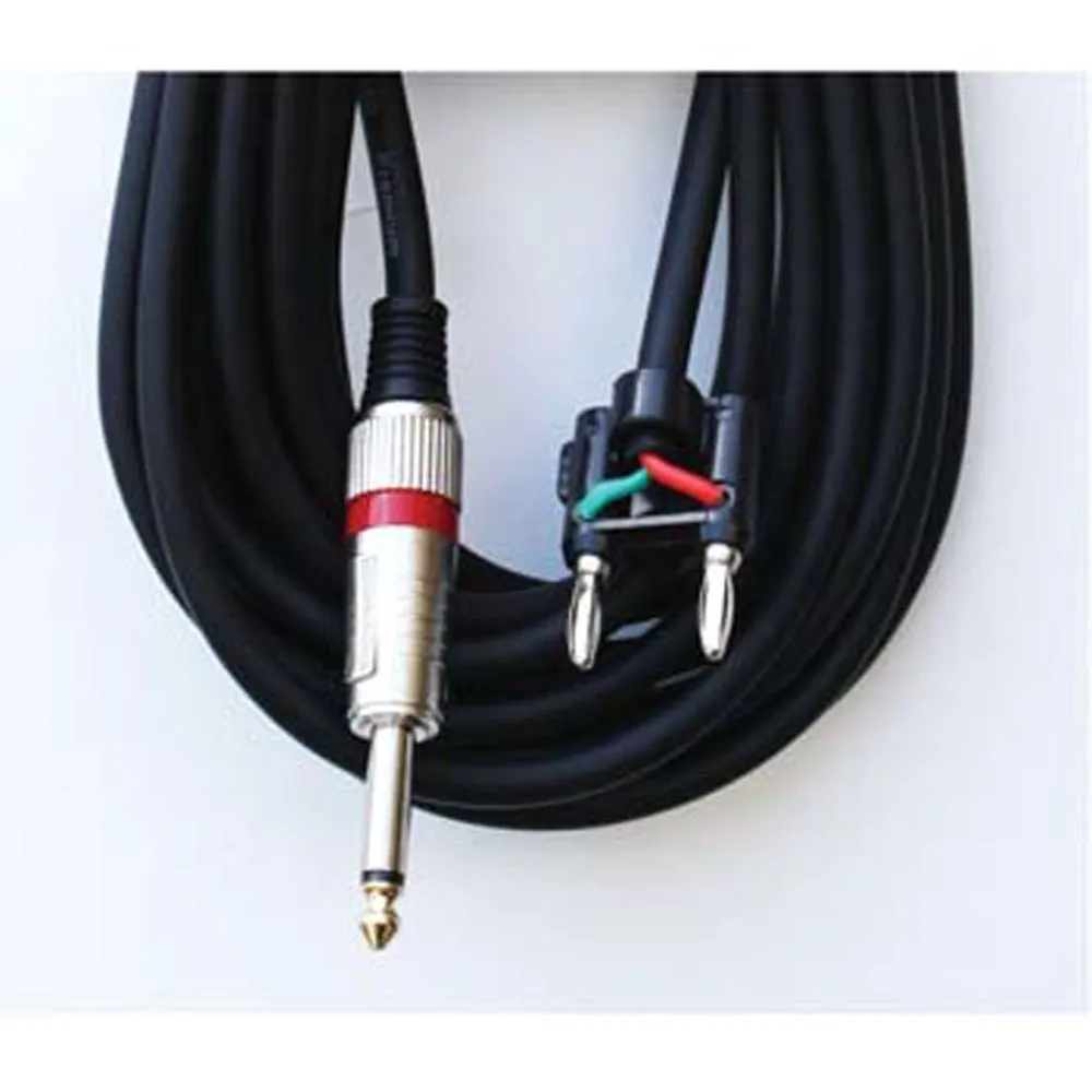 emb 25FT BANANA TO 1/4" 12GA, Cable 1 (BTQ-12G25F)