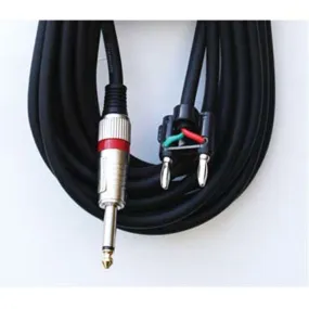 emb 25FT BANANA TO 1/4" 12GA, Cable 1 (BTQ-12G25F)