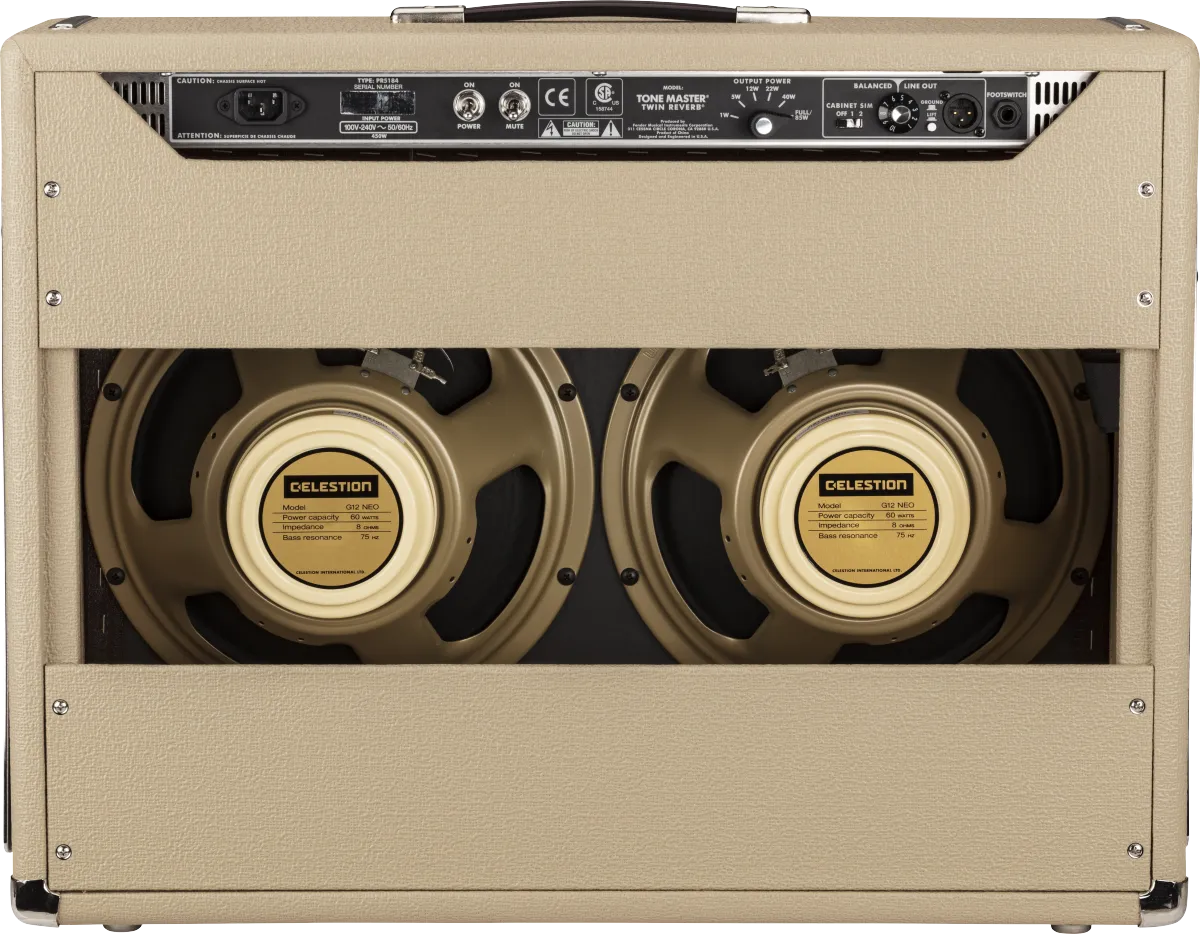 Fender Tone Master Twin Reverb Blonde 120V