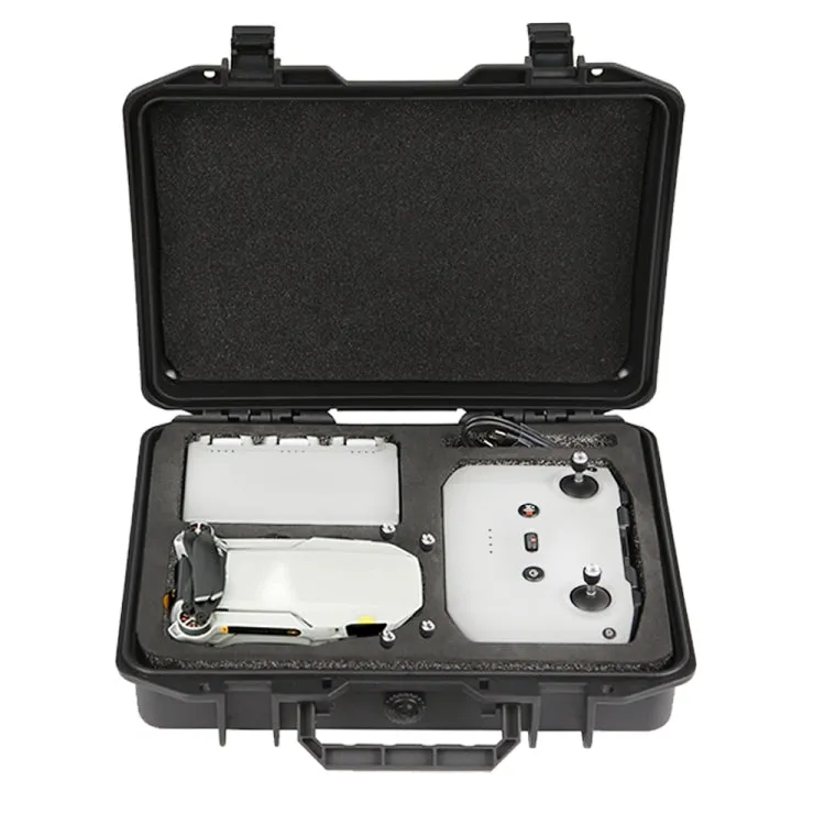 For DJI Mini 4K / Mini 2 SE / Mini 2 Suitcase Explosion-Proof Box Compatible With RC-N1 / N2(Black)
