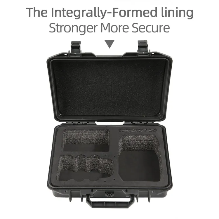 For DJI Mini 4K / Mini 2 SE / Mini 2 Suitcase Explosion-Proof Box Compatible With RC-N1 / N2(Black)
