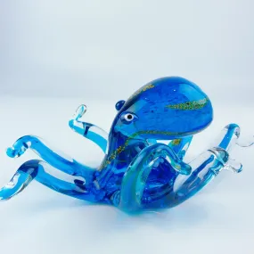 Gca Murano Style Art Glass Octopus Figurine Home Deco Art piece
