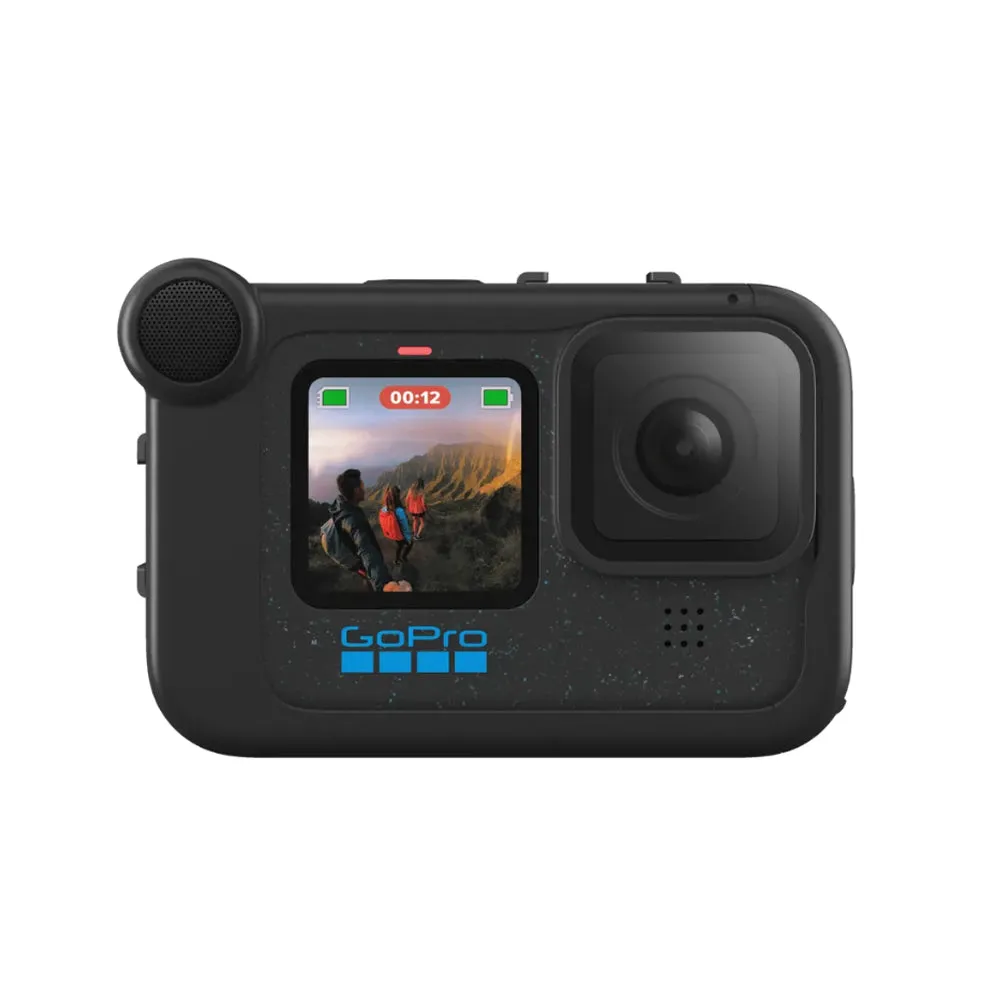 GoPro Media Mod Action Camera Vlogging Frame Rig with Built-In Directional Microphone and Windscreen, 3.5mm Jack and HDMI Ports and Cold Shoe Mounts for HERO 13 / 12 / 11 / 10 / 9 BLACK | ADFMD-001