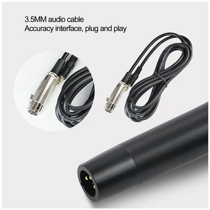 Handheld Studio-Grade Condenser Microphone