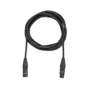 Hawk Proaudio SXFG005 Gold Series XLR Male to Female With Cable Tie for Speaker - 5 Feet (Black)