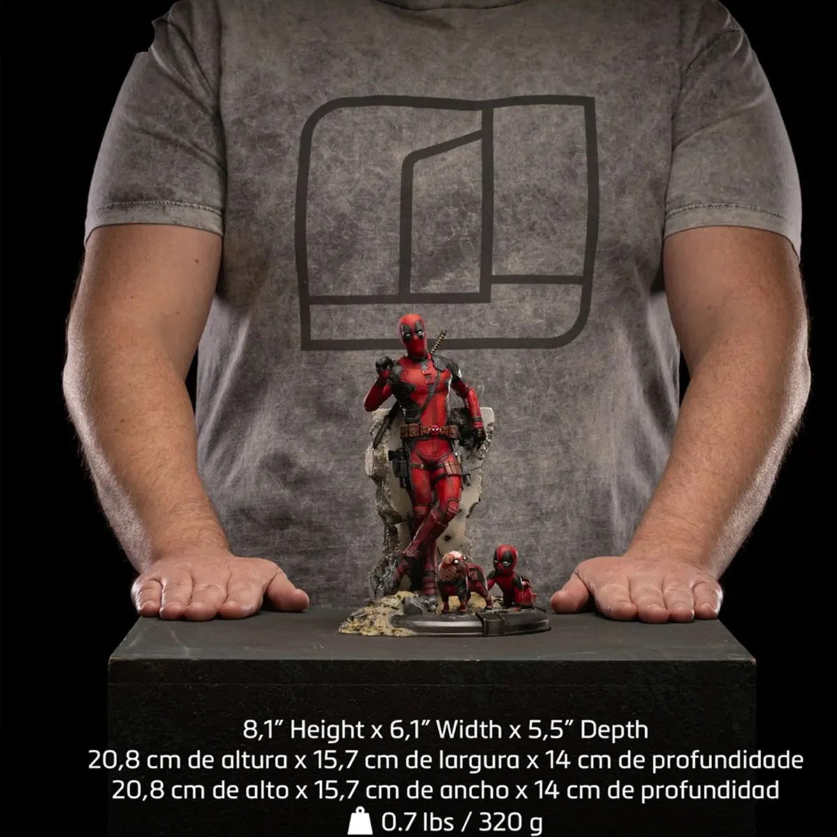 HiPlay Iron Studios, Deadpool, Statue Figurine