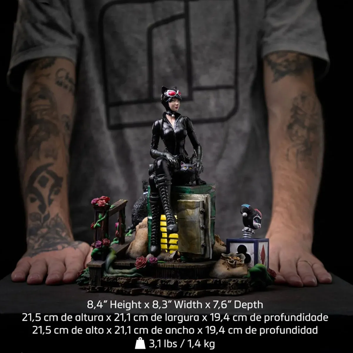 HiPlay Iron Studios, Gotham City Sirens: Cat Girl, Deluxe Version, Statue Figurine