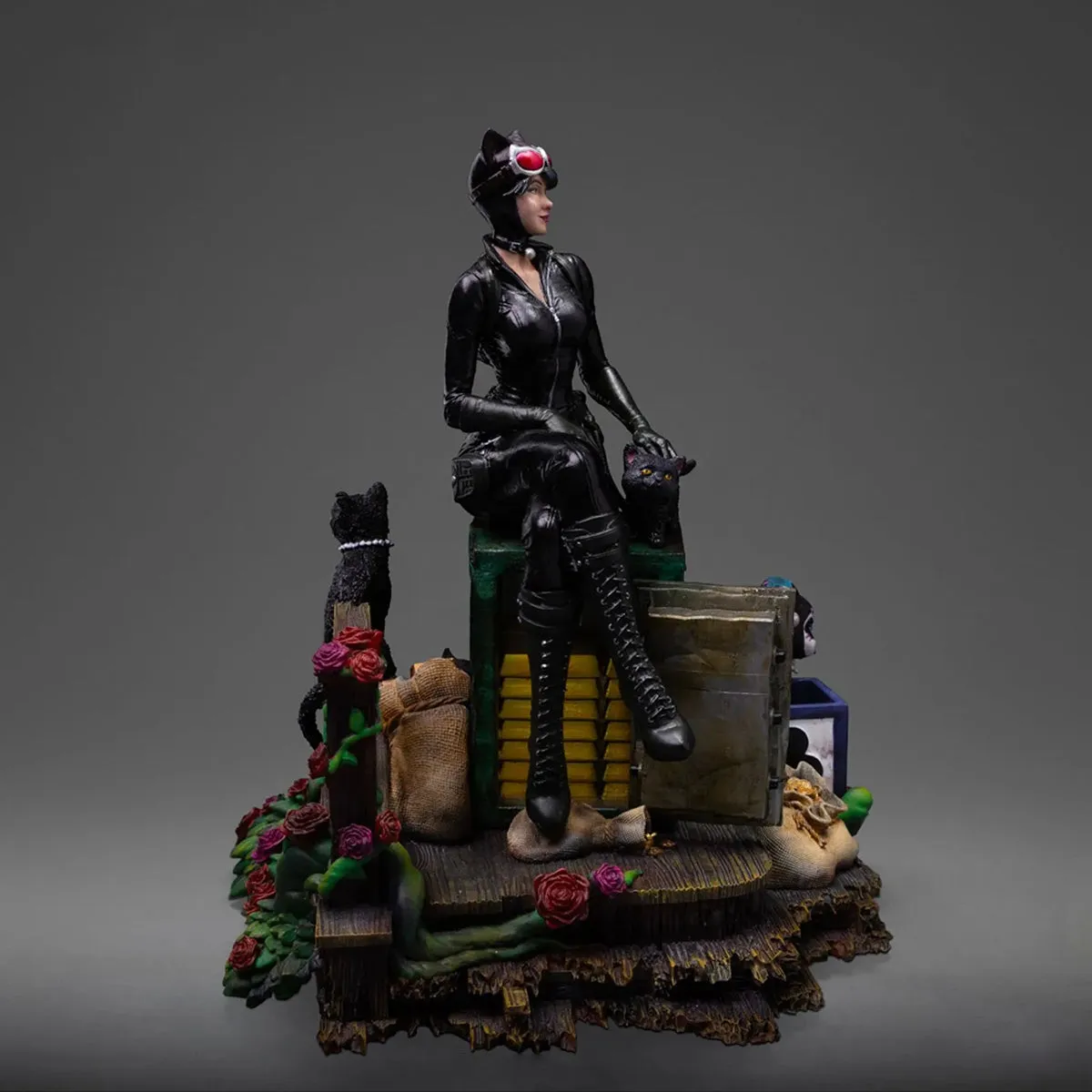 HiPlay Iron Studios, Gotham City Sirens: Cat Girl, Deluxe Version, Statue Figurine