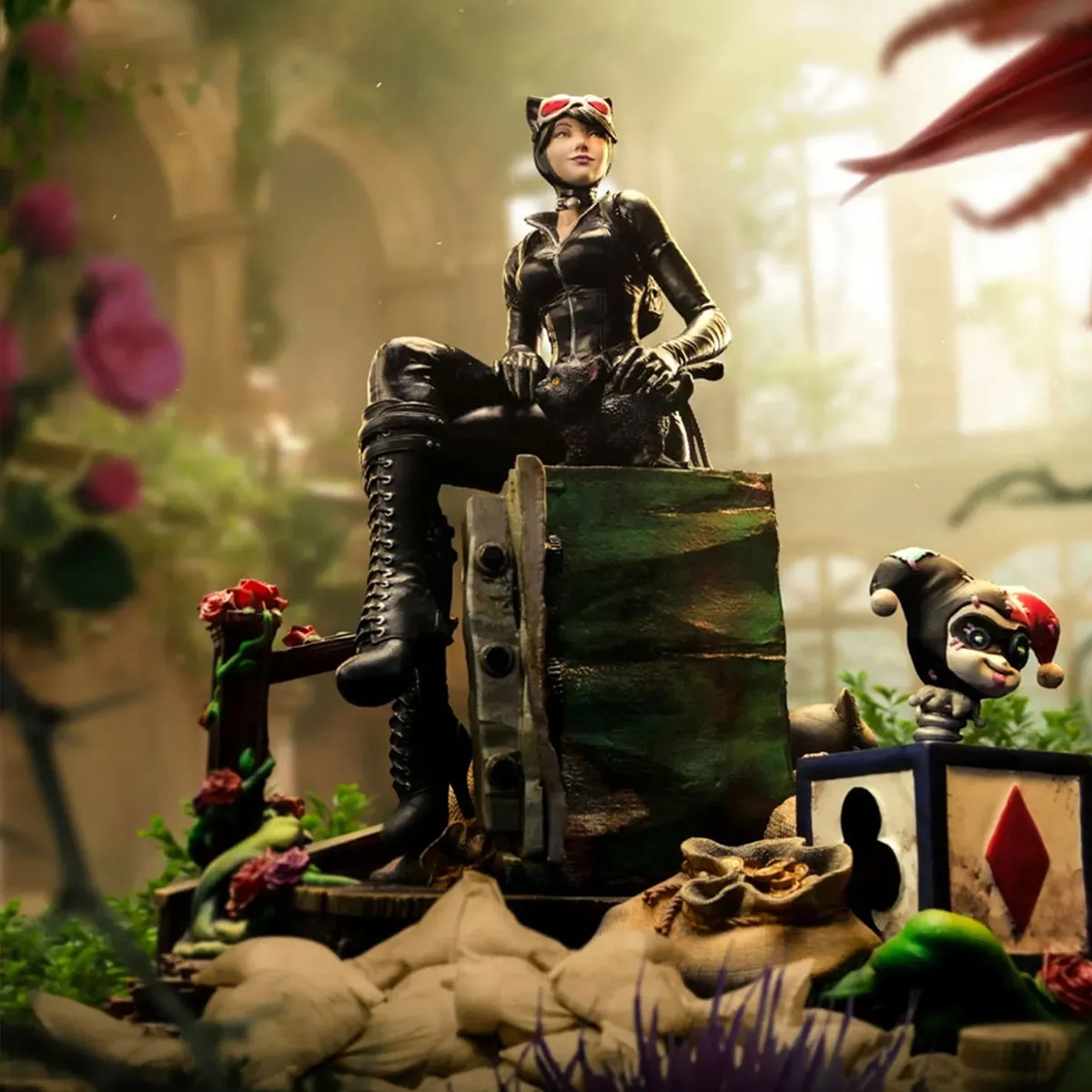 HiPlay Iron Studios, Gotham City Sirens: Cat Girl, Deluxe Version, Statue Figurine