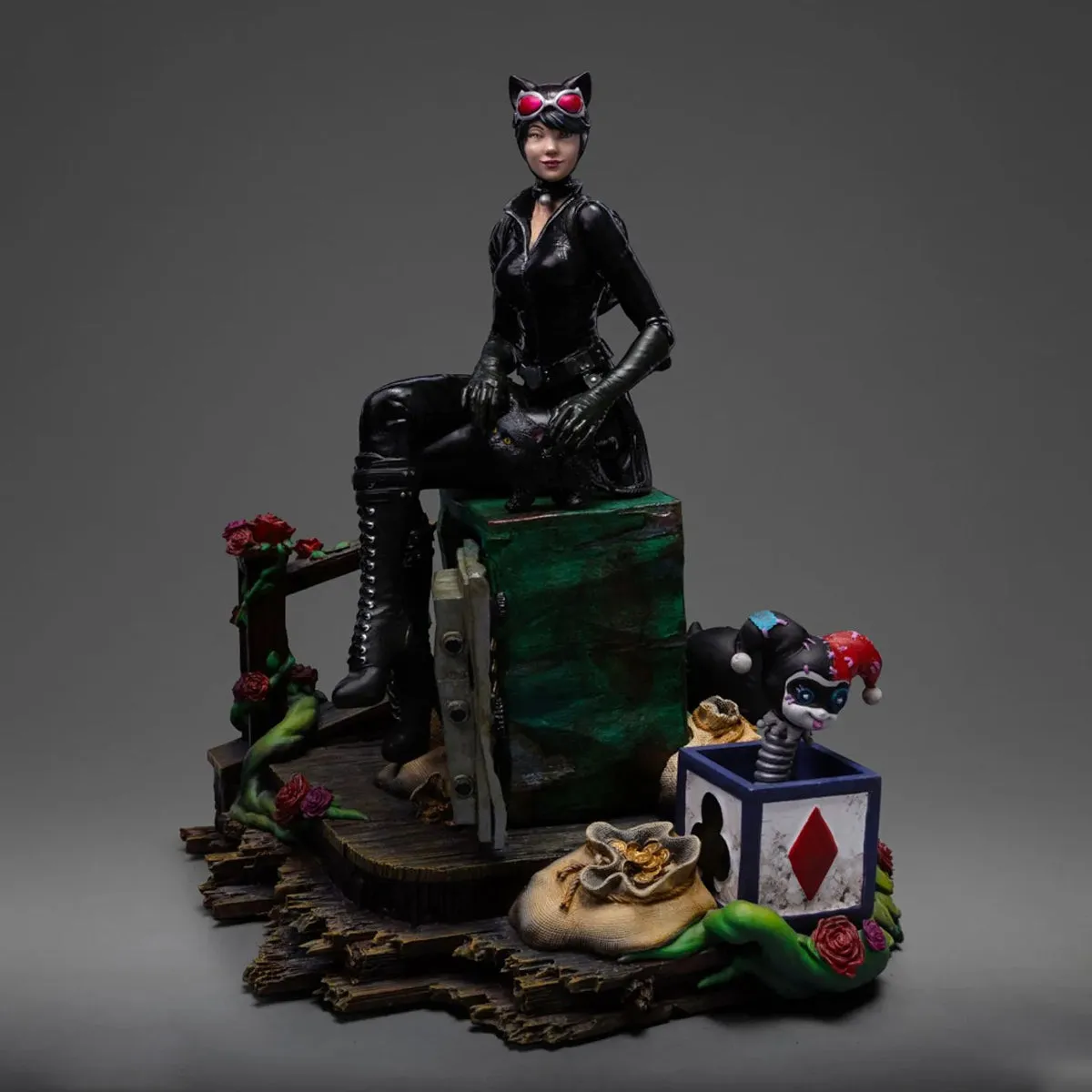 HiPlay Iron Studios, Gotham City Sirens: Cat Girl, Deluxe Version, Statue Figurine