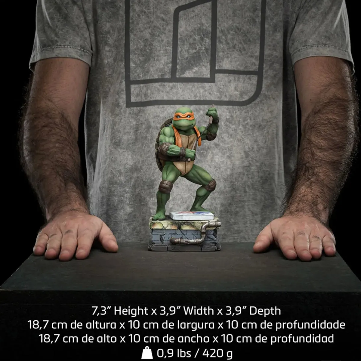 HiPlay Iron Studios, Michelangelo, Statue Figurine