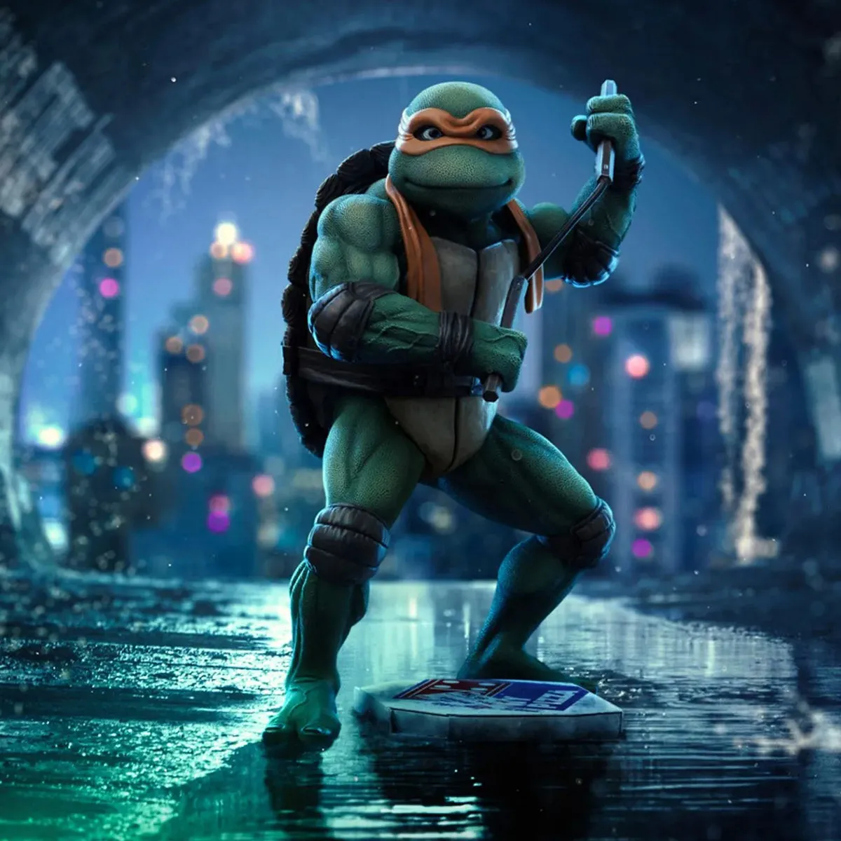 HiPlay Iron Studios, Michelangelo, Statue Figurine